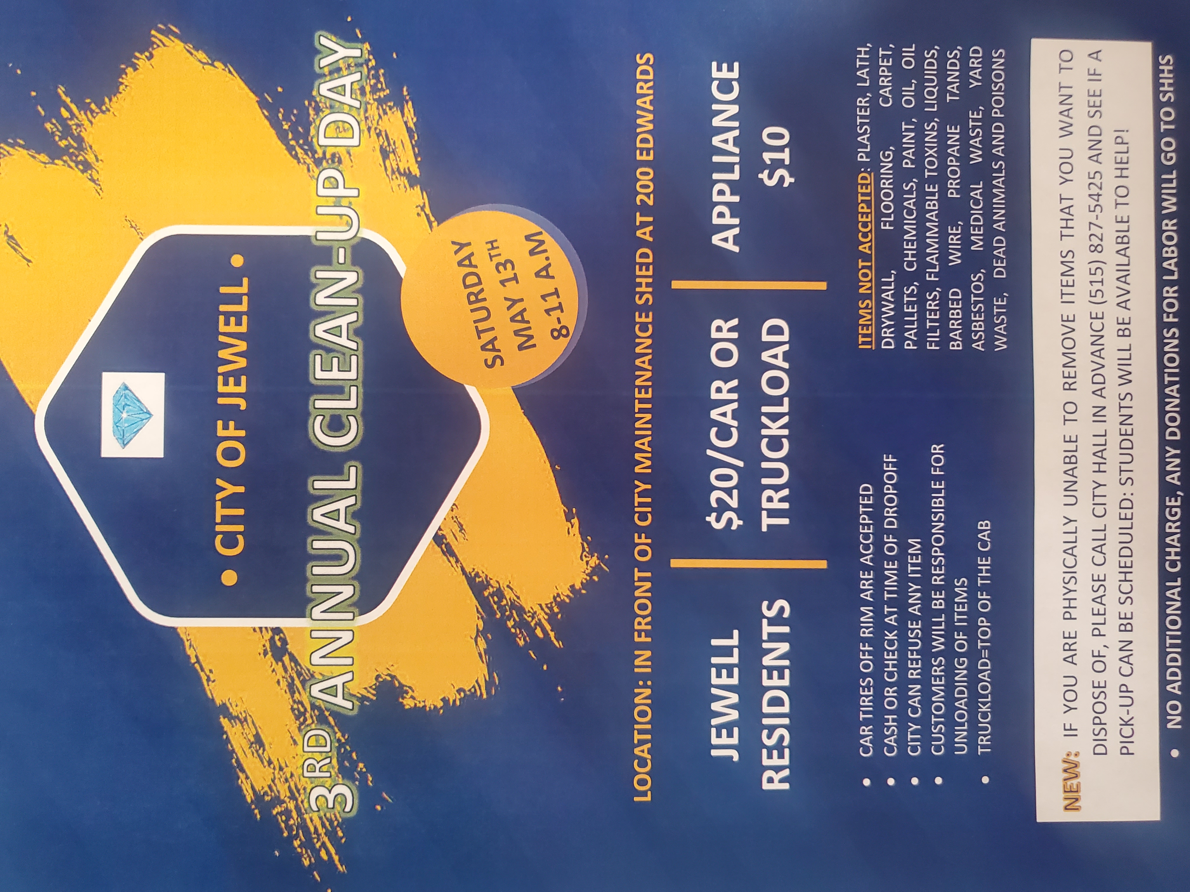 Annual Clean-up Day flyer